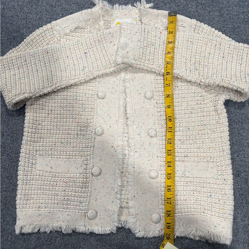 Kerri Rosenthal Fringe Beaulero Cardigan | color: multi | size: XS - Picture 4 of 8